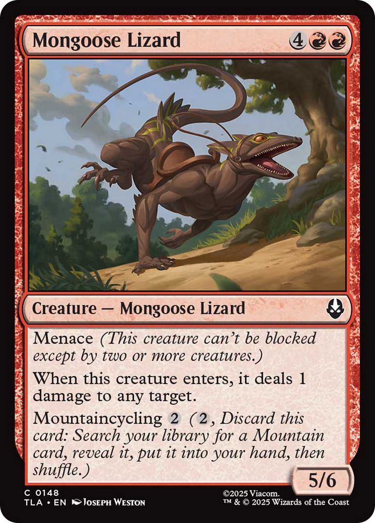 Mongoose Lizard [Avatar: The Last Airbender] | Card Merchant Takapuna