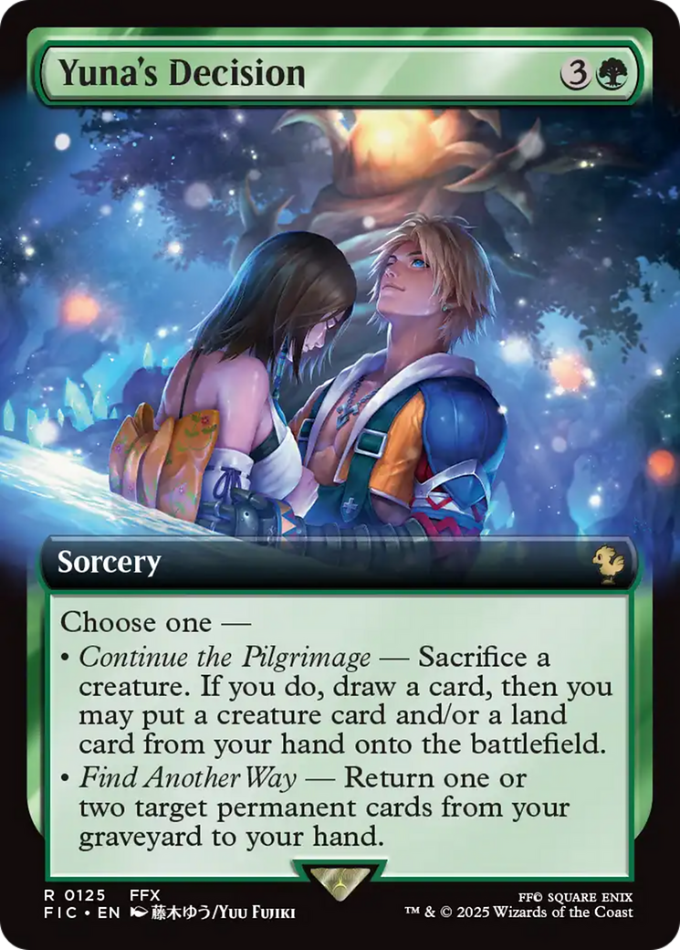 Yuna's Decision (Extended Art) [FINAL FANTASY Commander] | Card Merchant Takapuna