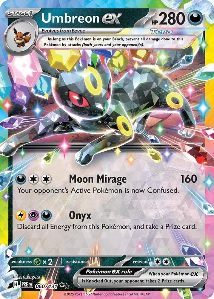 Umbreon ex (060/131) [Scarlet & Violet: Prismatic Evolutions] | Card Merchant Takapuna
