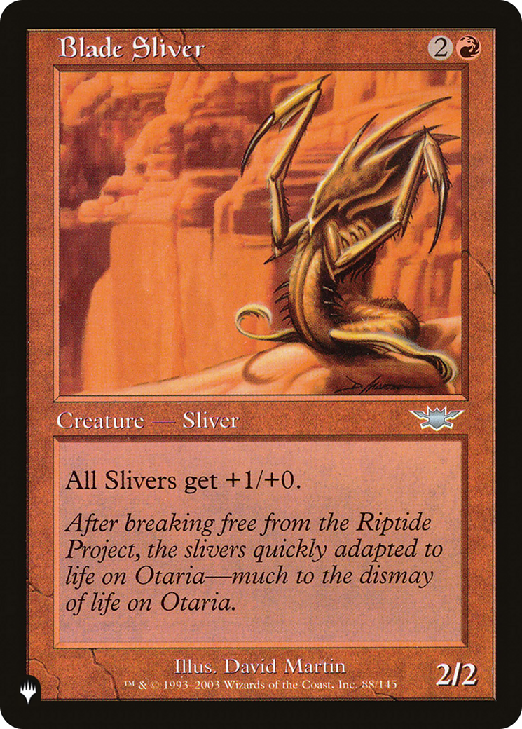 Blade Sliver [The List] | Card Merchant Takapuna