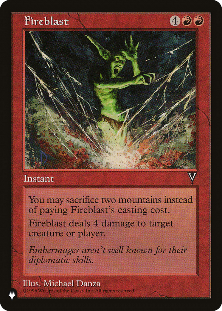 Fireblast [The List] | Card Merchant Takapuna
