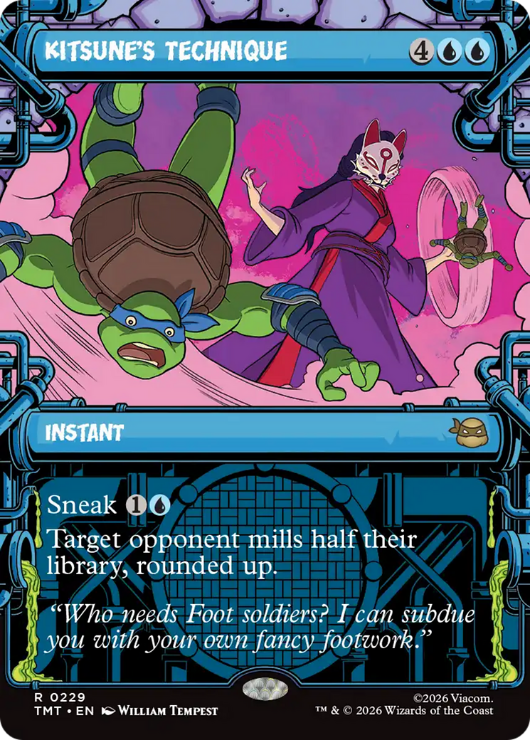 Kitsune's Technique (Showcase) [Teenage Mutant Ninja Turtles] | Card Merchant Takapuna