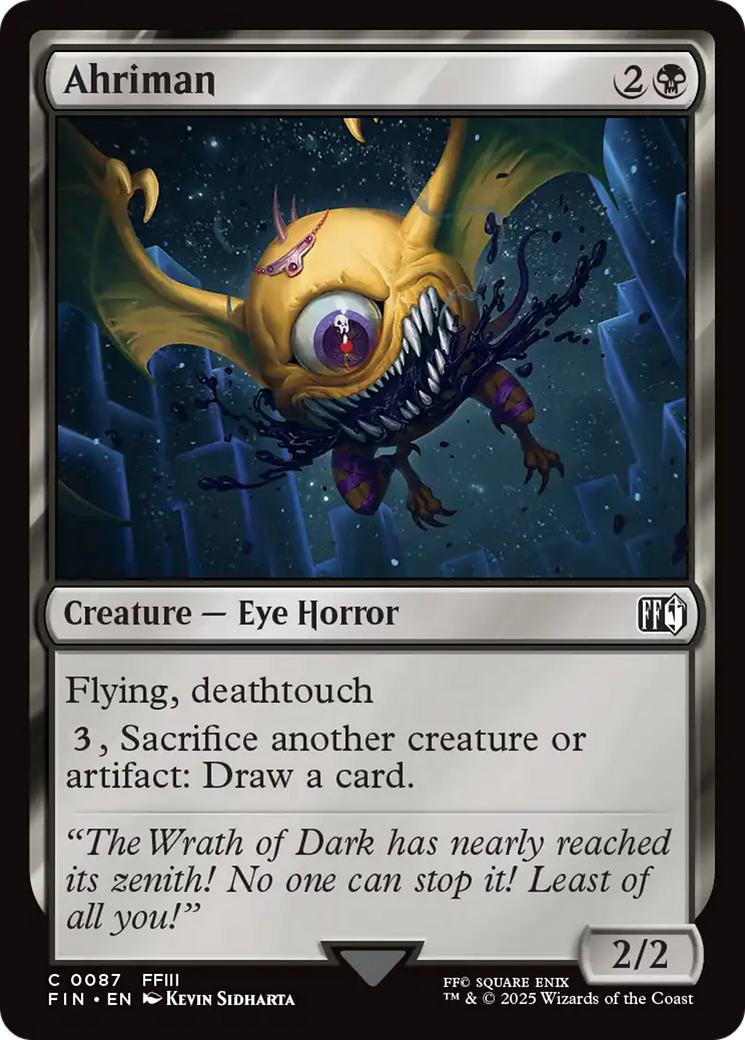 Ahriman [FINAL FANTASY] | Card Merchant Takapuna