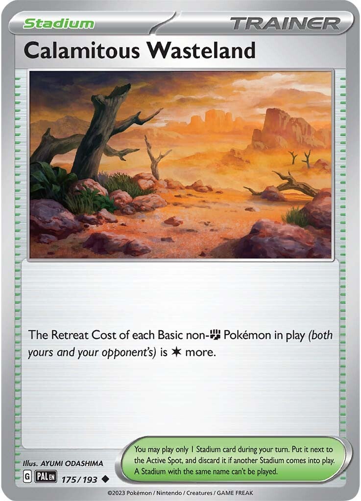 Calamitous Wasteland (175/193) [Scarlet & Violet: Paldea Evolved] | Card Merchant Takapuna