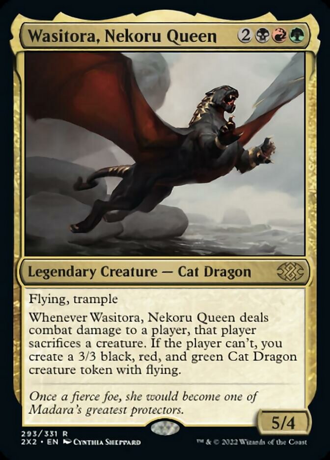 Wasitora, Nekoru Queen [Double Masters 2022] | Card Merchant Takapuna