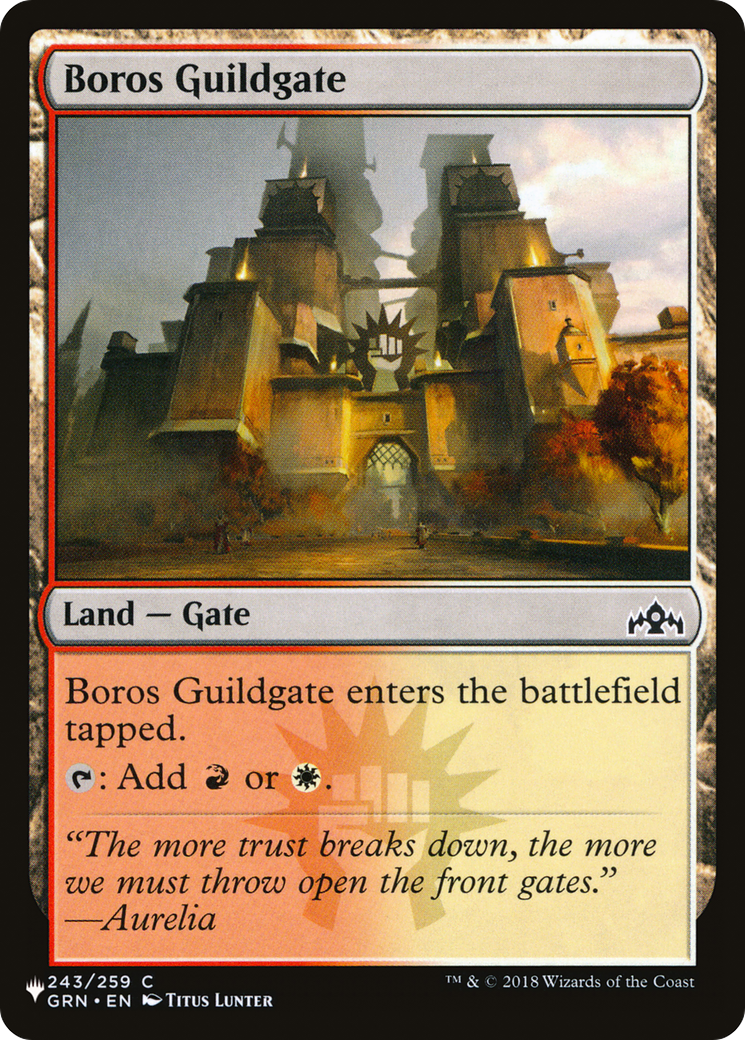 Boros Guildgate [The List] | Card Merchant Takapuna
