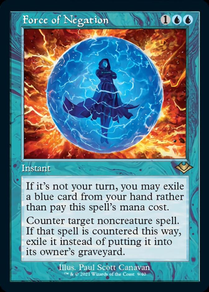 Force of Negation (Retro Foil Etched) [Modern Horizons] | Card Merchant Takapuna