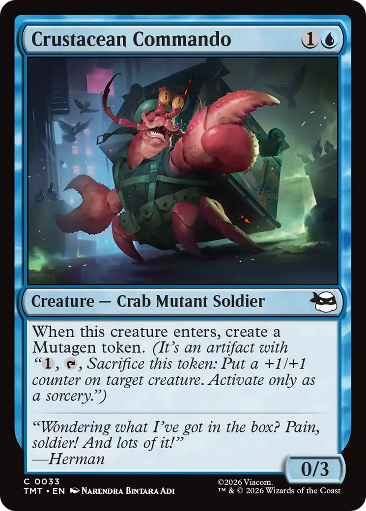 Crustacean Commando [Teenage Mutant Ninja Turtles] | Card Merchant Takapuna