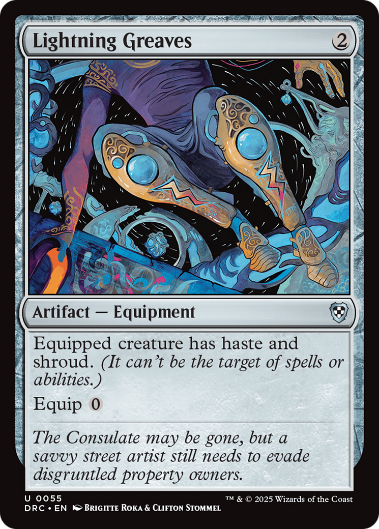 Lightning Greaves [Aetherdrift Commander] | Card Merchant Takapuna
