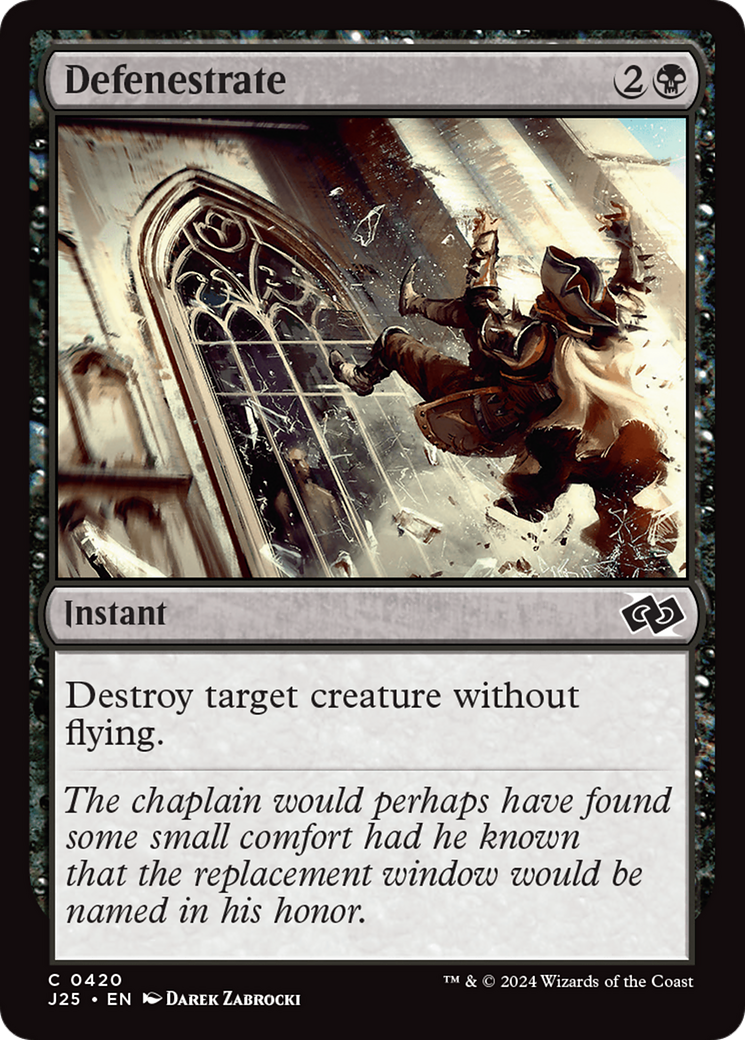 Defenestrate [Foundations Jumpstart] | Card Merchant Takapuna