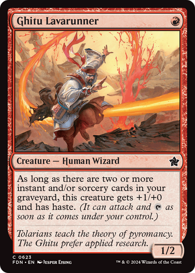 Ghitu Lavarunner [Foundations] | Card Merchant Takapuna