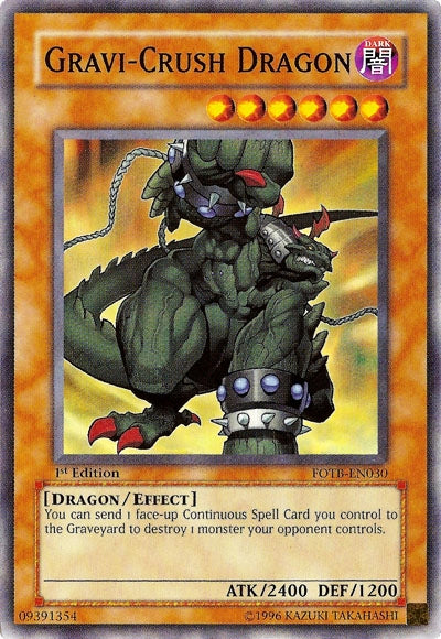Gravi-Crush Dragon [FOTB-EN030] Common | Card Merchant Takapuna