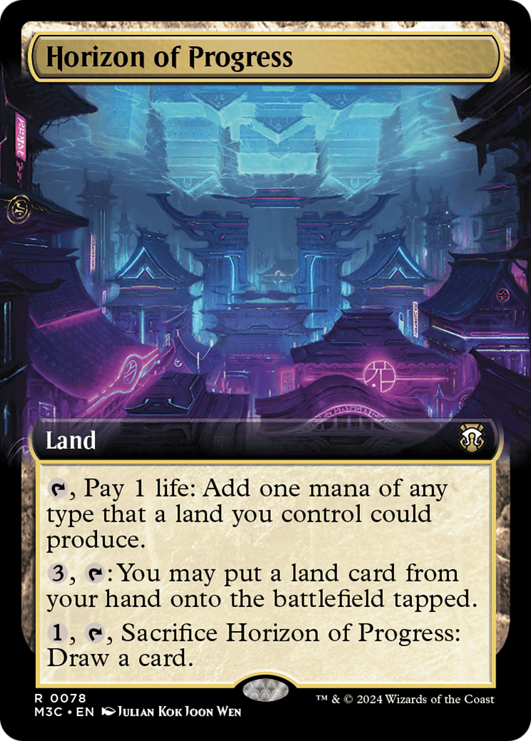 Horizon of Progress (Extended Art) [Modern Horizons 3 Commander] | Card Merchant Takapuna