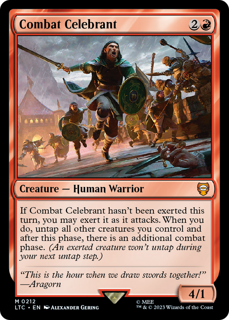 Combat Celebrant [The Lord of the Rings: Tales of Middle-Earth Commander] | Card Merchant Takapuna