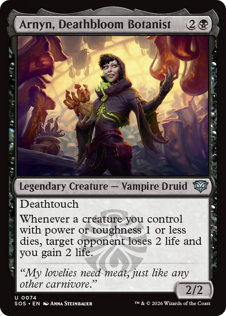 Arnyn, Deathbloom Botanist [Secrets of Strixhaven] | Card Merchant Takapuna