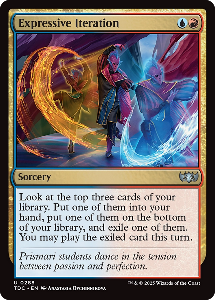 Expressive Iteration [Tarkir: Dragonstorm Commander] | Card Merchant Takapuna