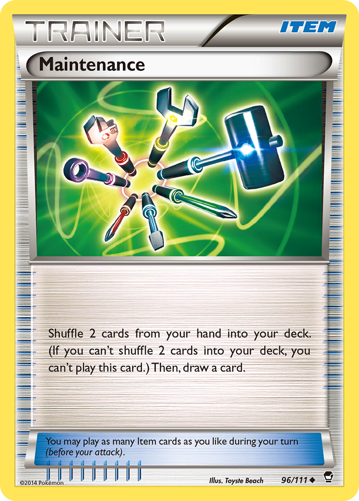 Maintenance (96/111) [XY: Furious Fists] | Card Merchant Takapuna
