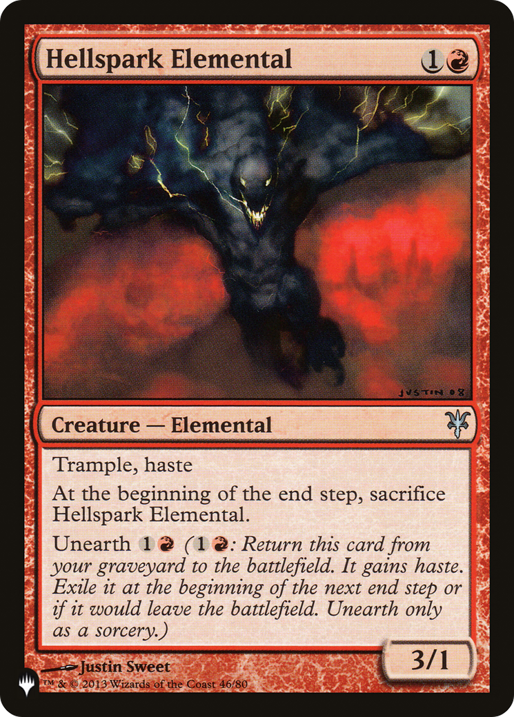 Hellspark Elemental [The List] | Card Merchant Takapuna