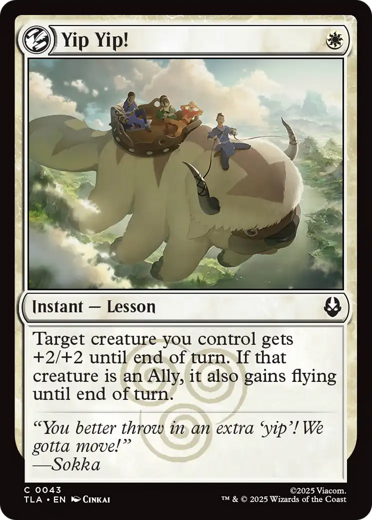 Yip Yip! [Avatar: The Last Airbender] | Card Merchant Takapuna