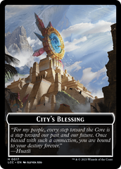 Tiny // City's Blessing Double-Sided Token [Secret Lair Drop Series] | Card Merchant Takapuna
