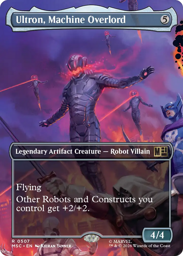 Ultron, Machine Overlord (Borderless) [Marvel Super Heroes Commander] | Card Merchant Takapuna