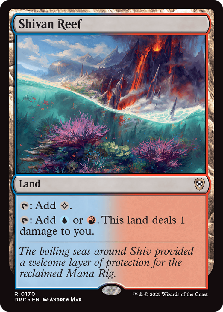 Shivan Reef [Aetherdrift Commander] | Card Merchant Takapuna