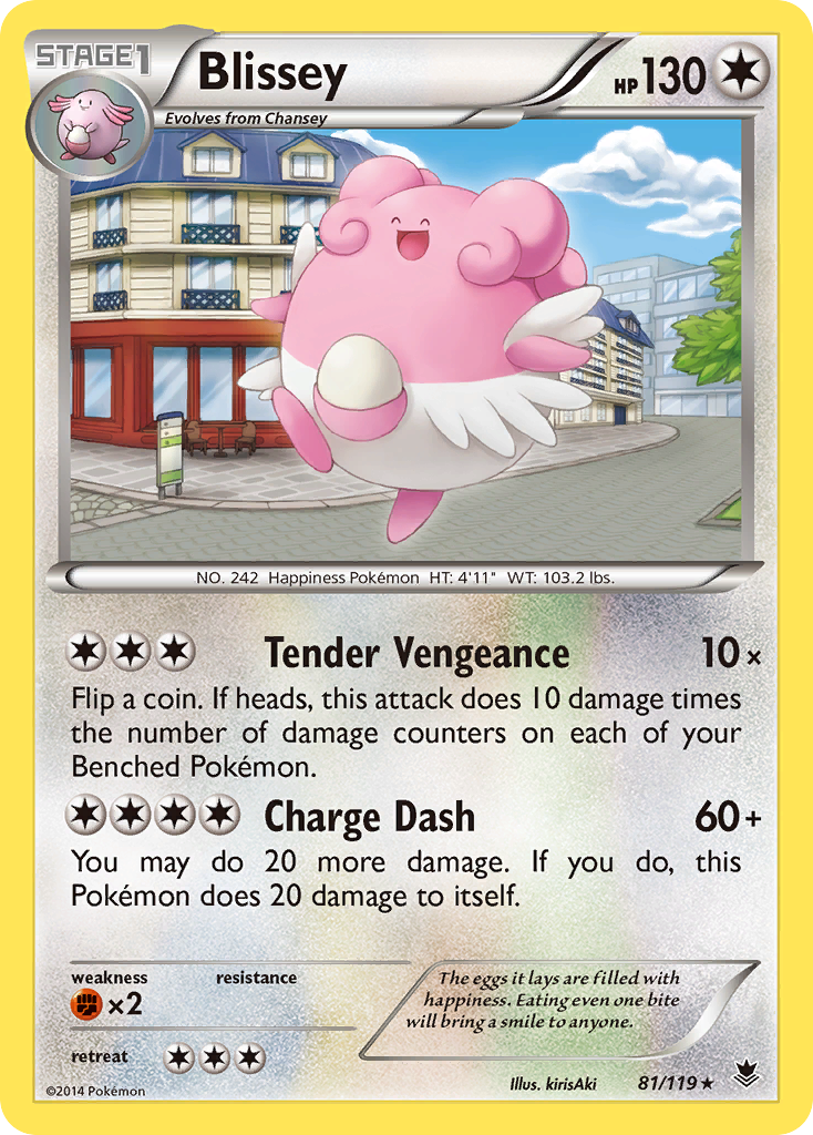 Blissey (81/119) [XY: Phantom Forces] | Card Merchant Takapuna