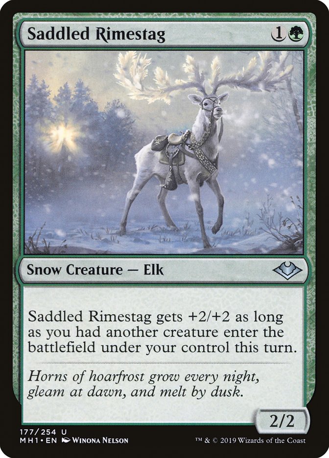 Saddled Rimestag [Modern Horizons] | Card Merchant Takapuna