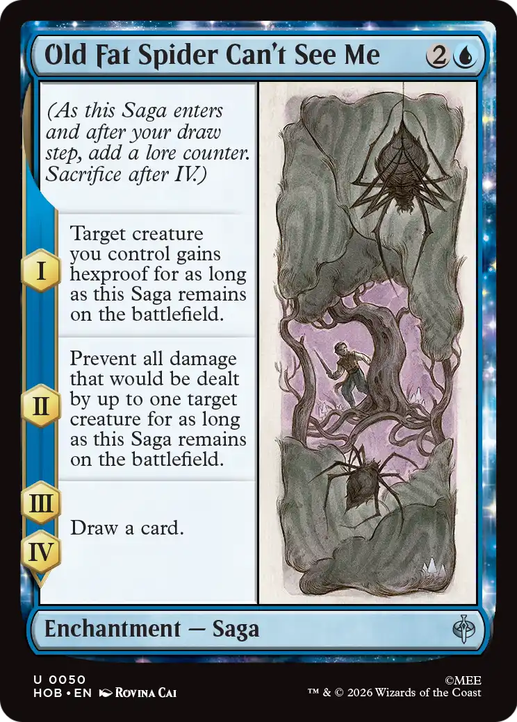 Old Fat Spider Can't See Me [The Hobbit] | Card Merchant Takapuna