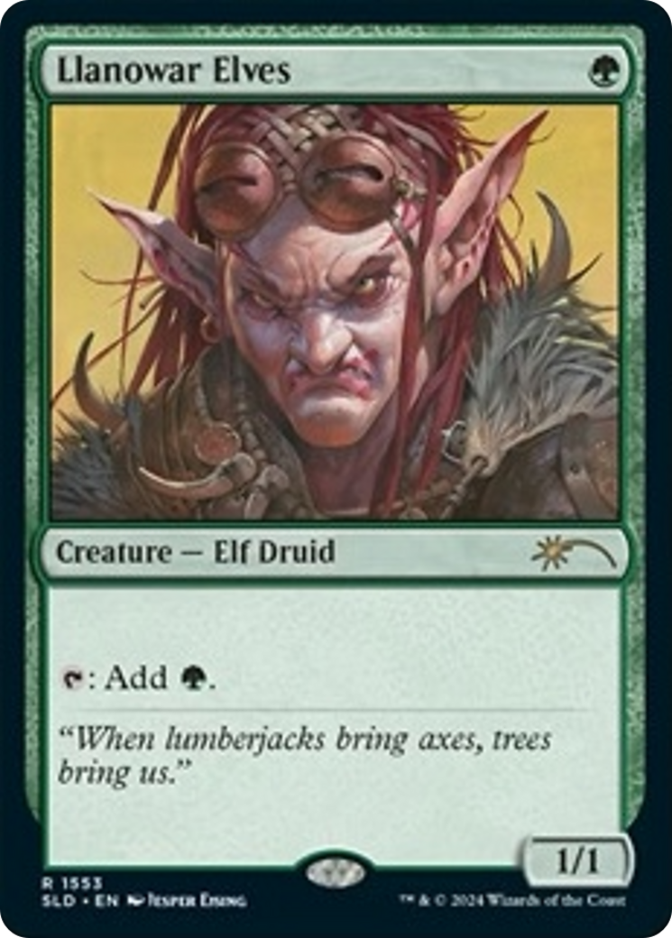 Llanowar Elves (1553) [Secret Lair Drop Series] | Card Merchant Takapuna