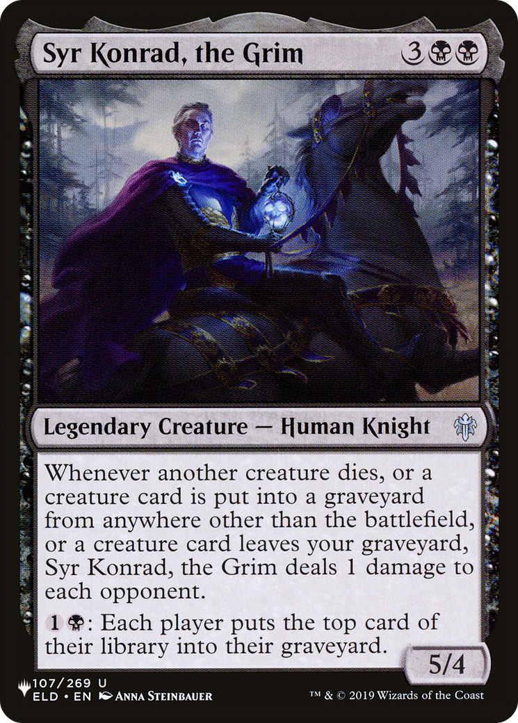 Syr Konrad, the Grim [The List] | Card Merchant Takapuna