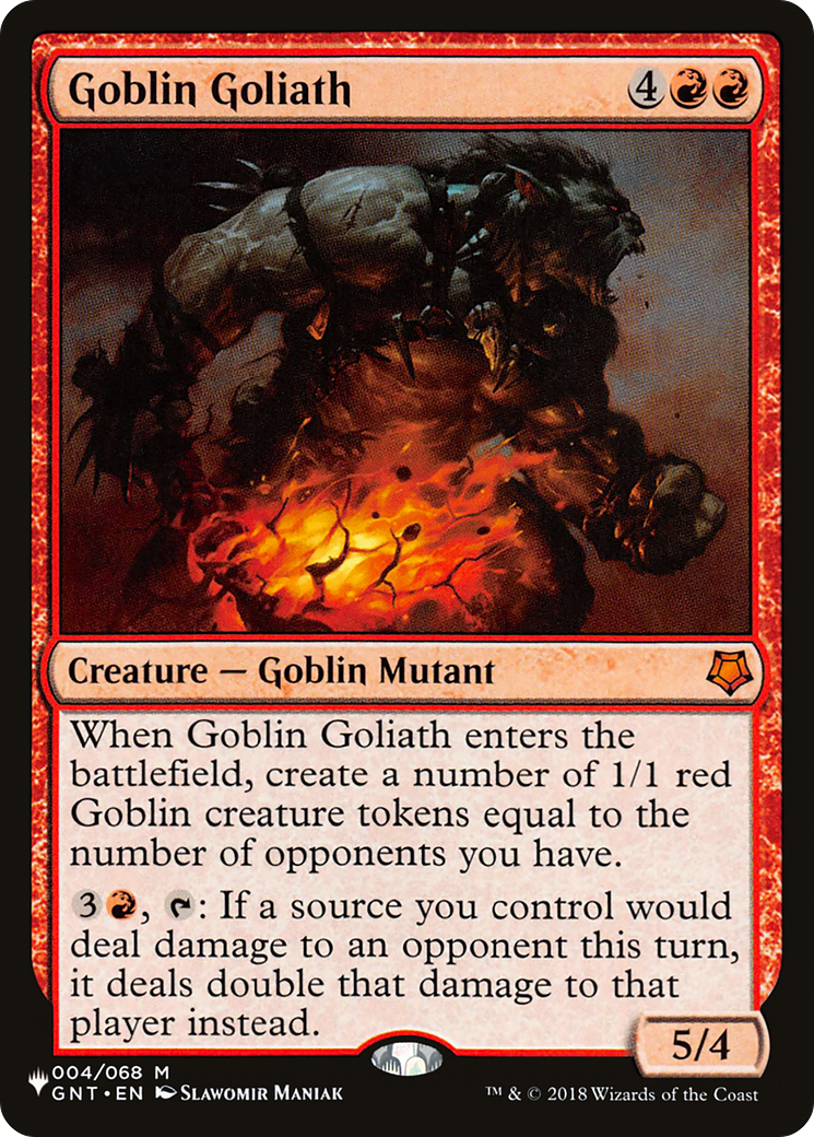 Goblin Goliath [The List] | Card Merchant Takapuna