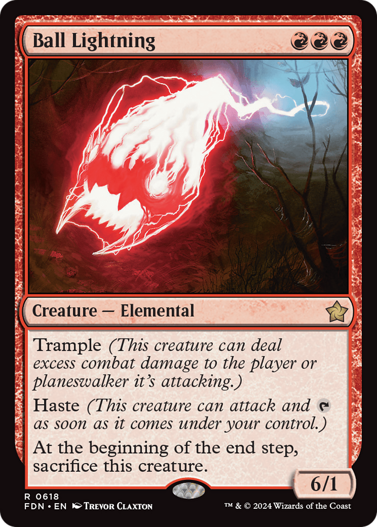 Ball Lightning [Foundations] | Card Merchant Takapuna