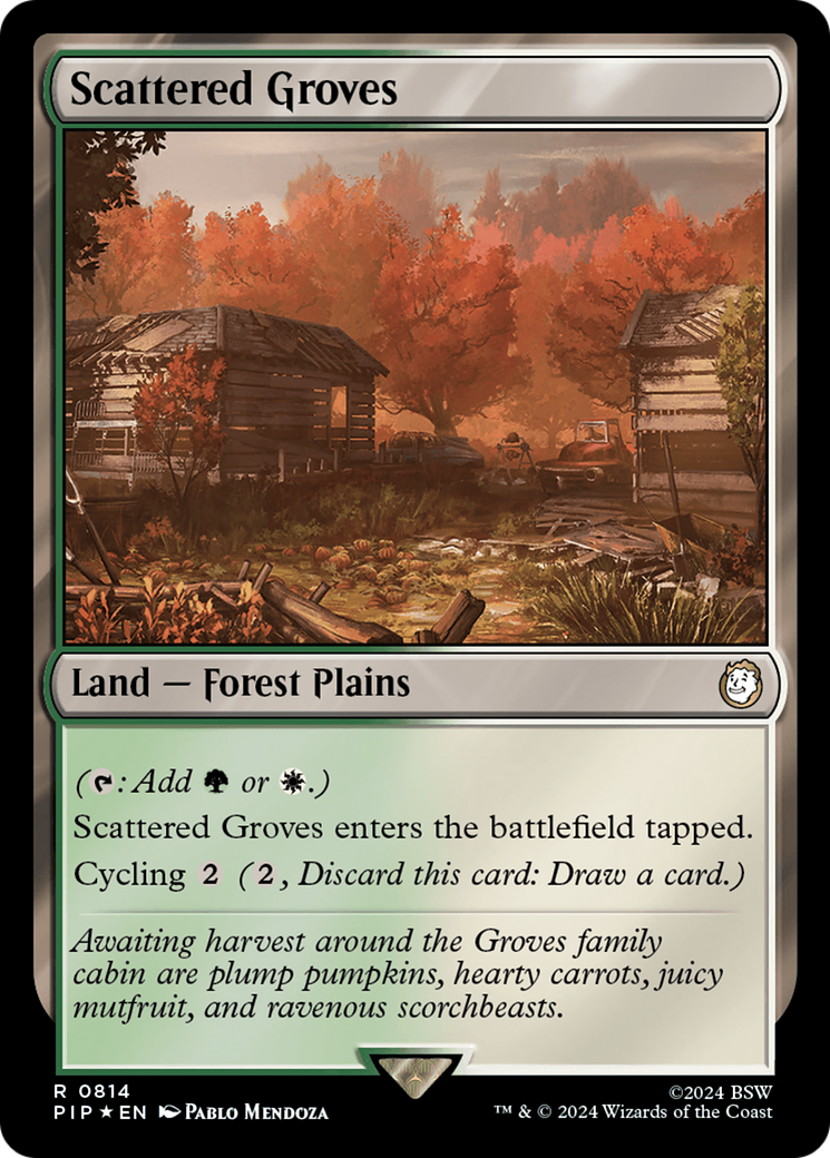 Scattered Groves (Surge Foil) [Fallout] | Card Merchant Takapuna