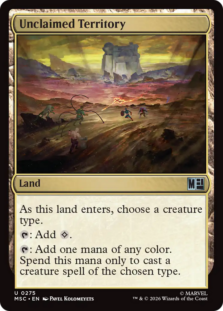 Unclaimed Territory [Marvel Super Heroes Commander] | Card Merchant Takapuna