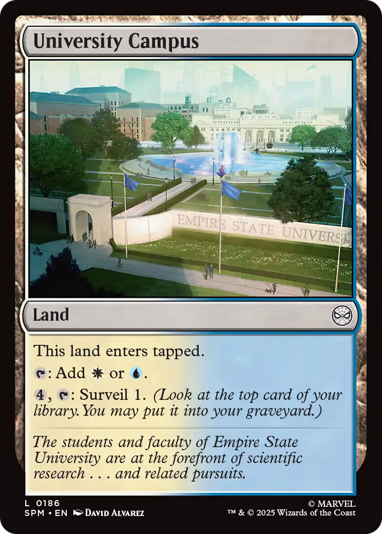 University Campus [Marvel's Spider-Man] | Card Merchant Takapuna