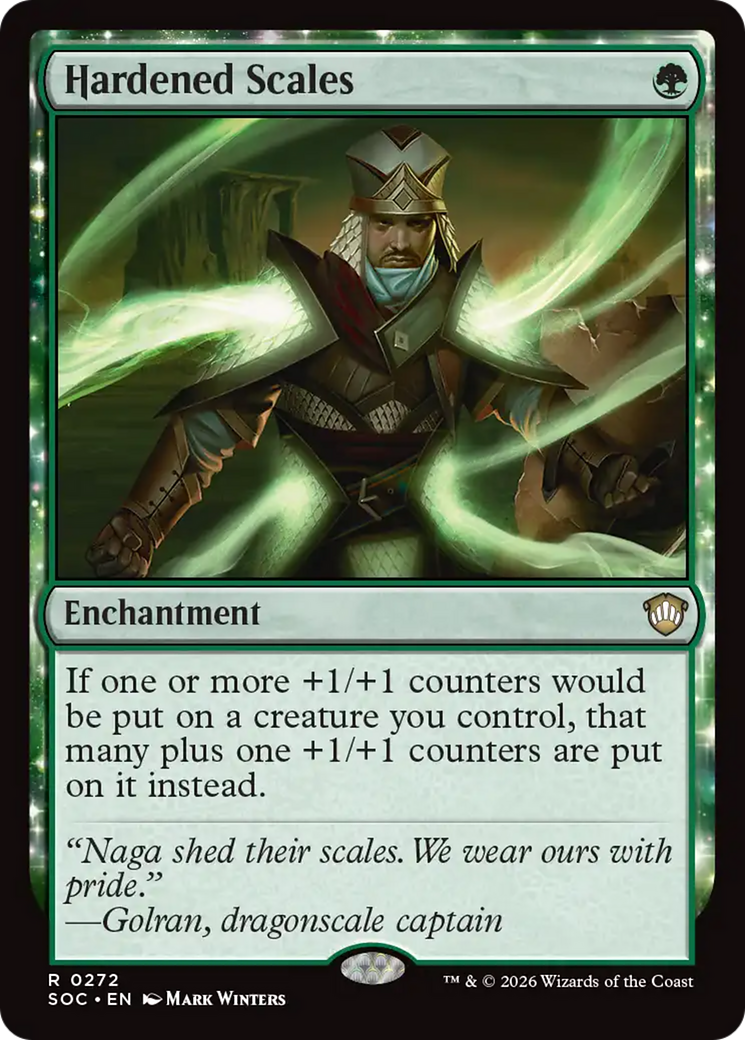 Hardened Scales [Secrets of Strixhaven Commander] | Card Merchant Takapuna