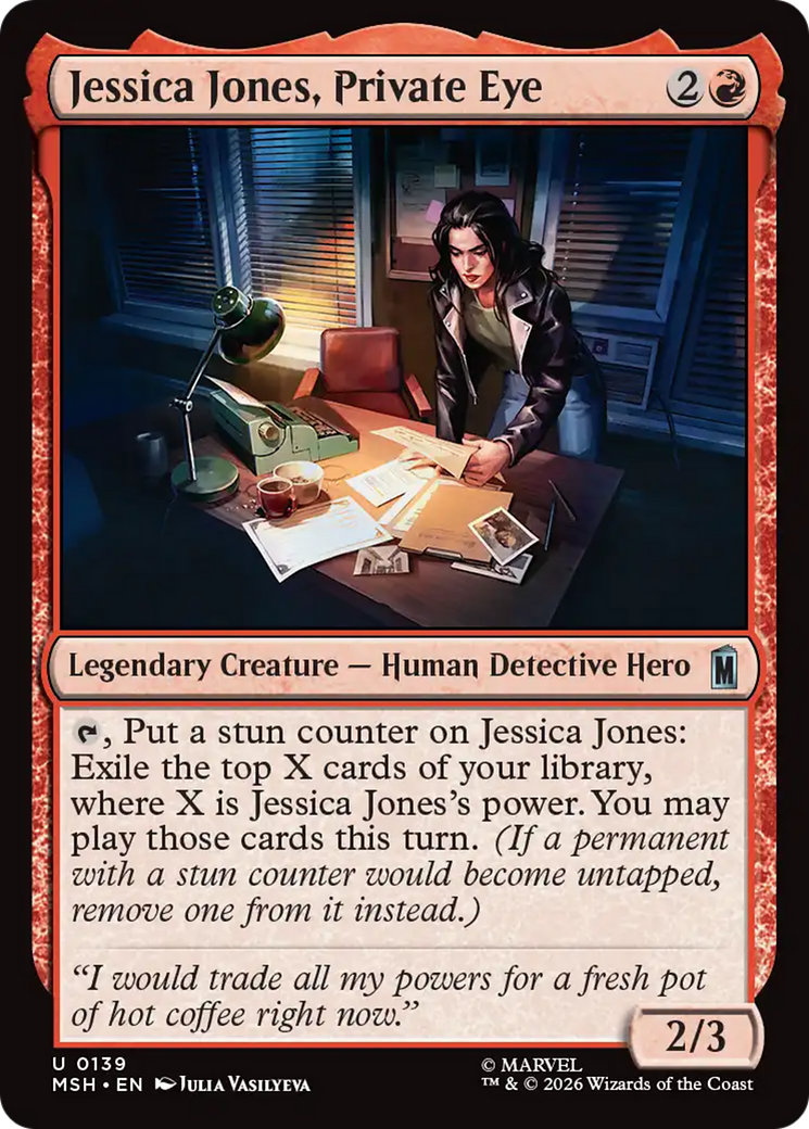 Jessica Jones, Private Eye [Marvel Super Heroes] | Card Merchant Takapuna