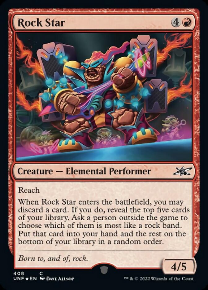 Rock Star (Galaxy Foil) [Unfinity] | Card Merchant Takapuna