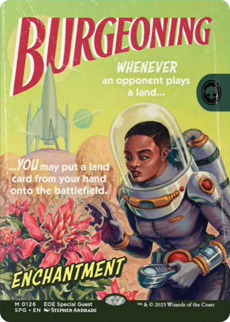 Burgeoning (Showcase) [Edge of Eternities Special Guests] | Card Merchant Takapuna