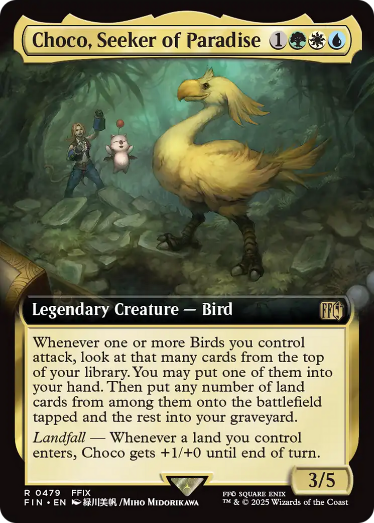 Choco, Seeker of Paradise (Extended Art) [FINAL FANTASY] | Card Merchant Takapuna