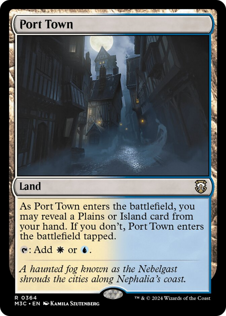 Port Town (Ripple Foil) [Modern Horizons 3 Commander] | Card Merchant Takapuna