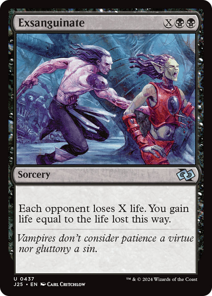 Exsanguinate [Foundations Jumpstart] | Card Merchant Takapuna
