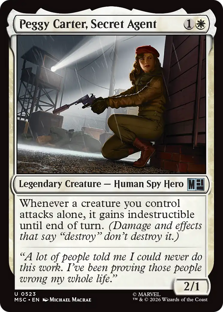 Peggy Carter, Secret Agent [Marvel Super Heroes Commander] | Card Merchant Takapuna
