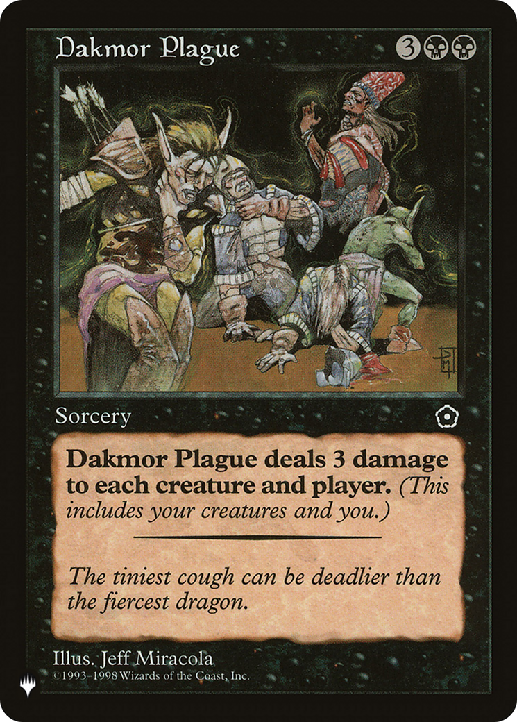 Dakmor Plague [The List] | Card Merchant Takapuna