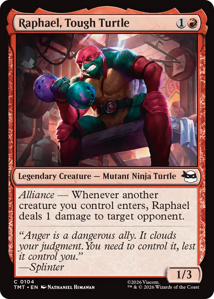 Raphael, Tough Turtle [Teenage Mutant Ninja Turtles] | Card Merchant Takapuna
