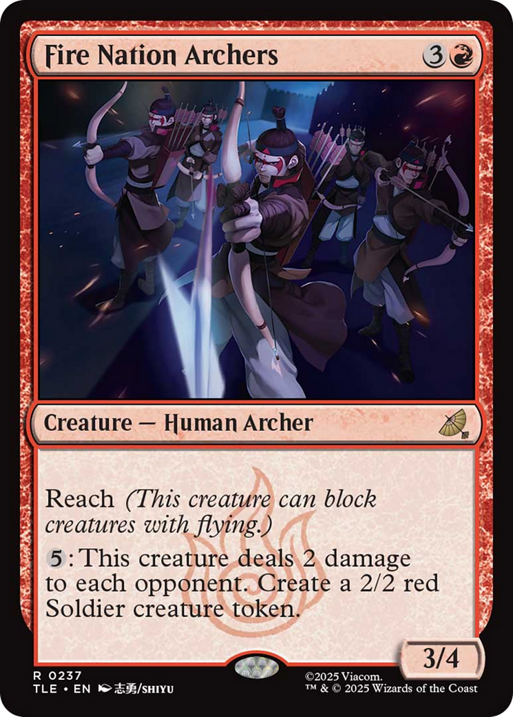 Fire Nation Archers [Avatar: The Last Airbender: Eternal-Legal] | Card Merchant Takapuna