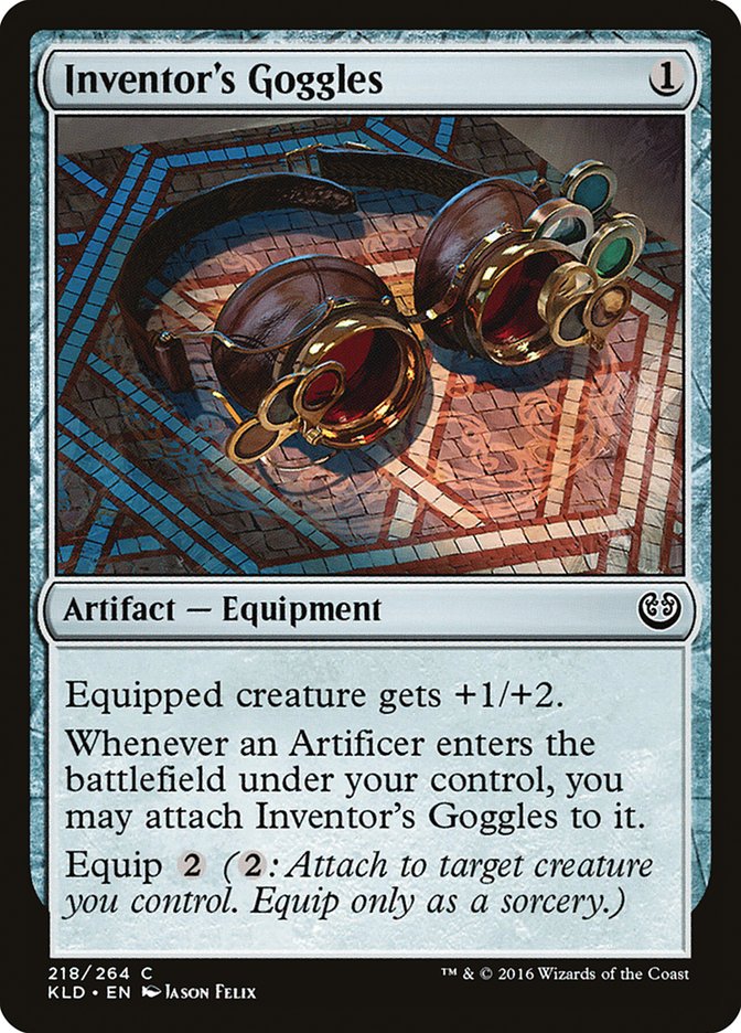 Inventor's Goggles [Kaladesh] | Card Merchant Takapuna