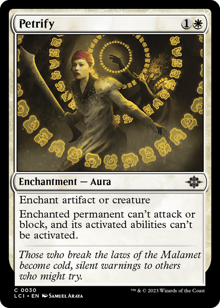 Petrify [The Lost Caverns of Ixalan] | Card Merchant Takapuna