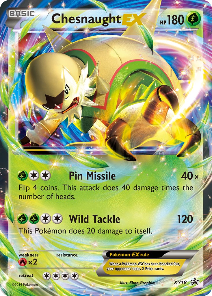 Chesnaught EX (XY18) [XY: Black Star Promos] | Card Merchant Takapuna